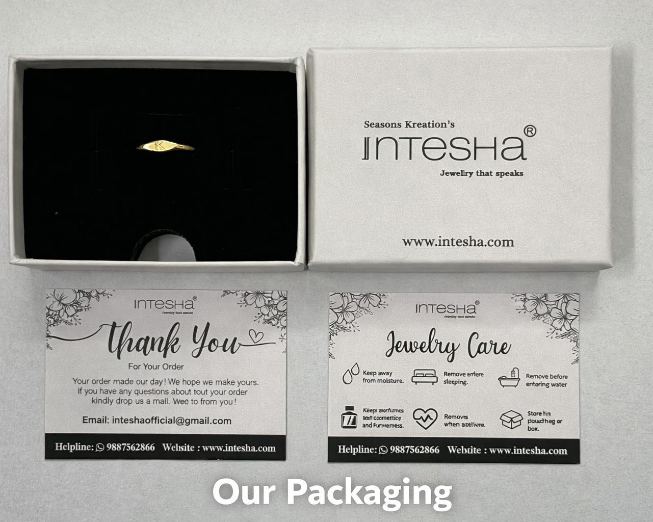 Customize Initials Ring