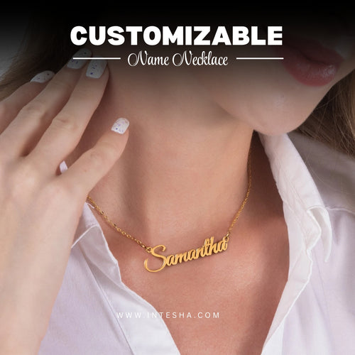 Customize Single Name Necklace