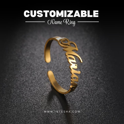 Customize Name Ring