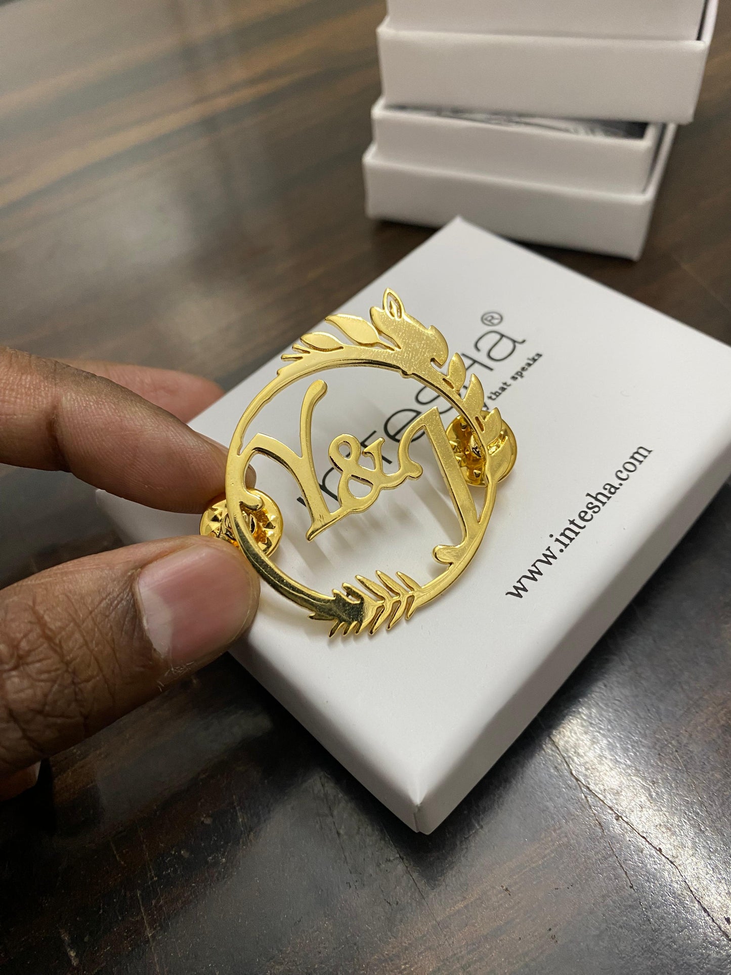 Premium Customize Wedding Brooch