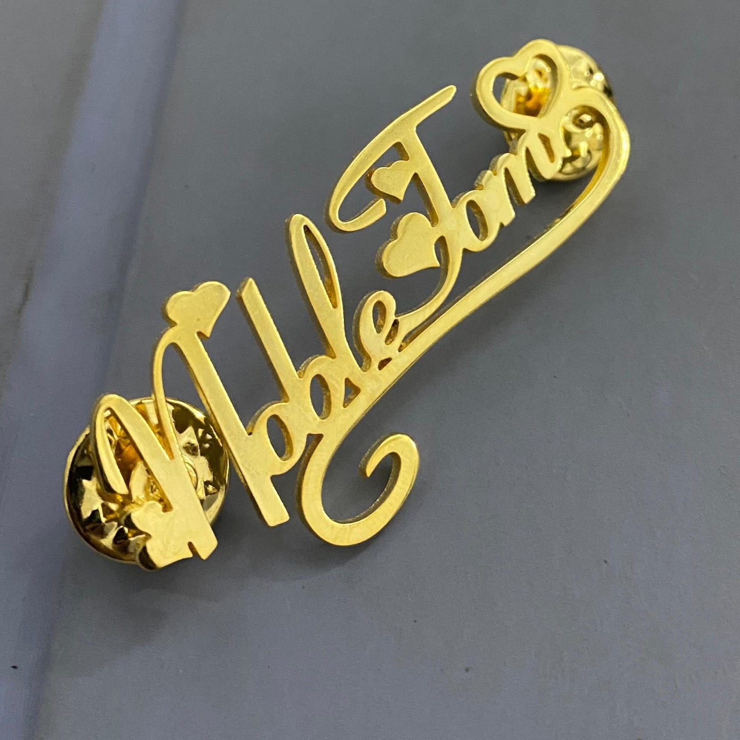 Customize Name Brooch For Women