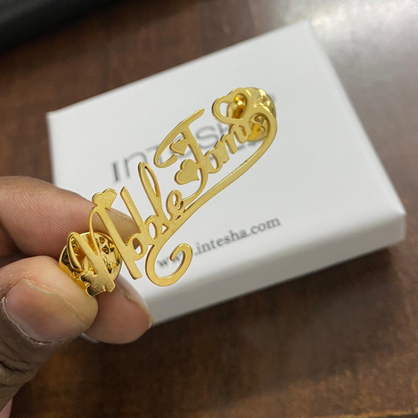 Customize Name Brooch For Women