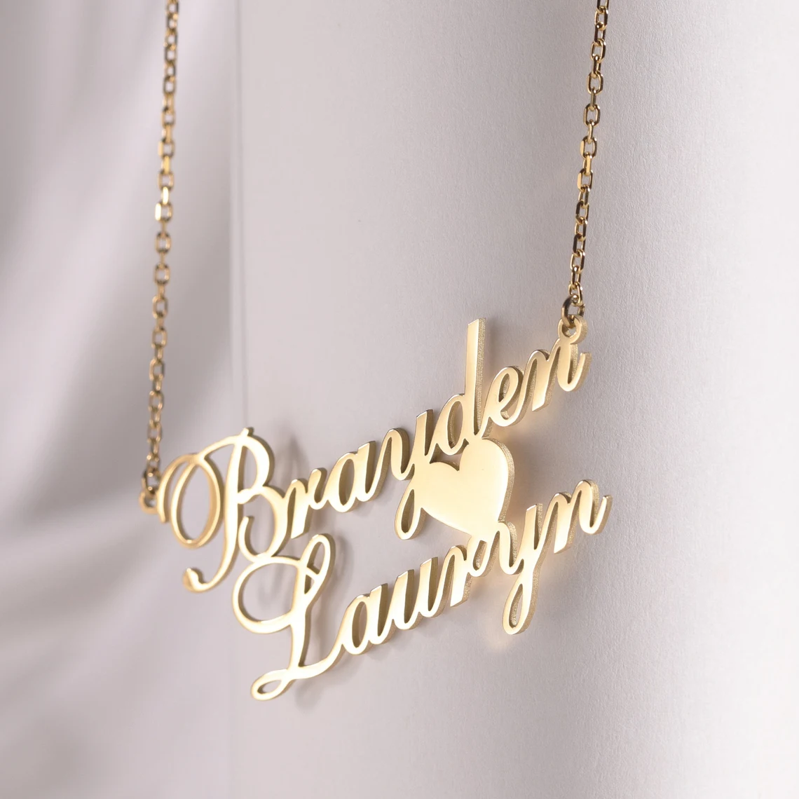 Couple Name Necklaces