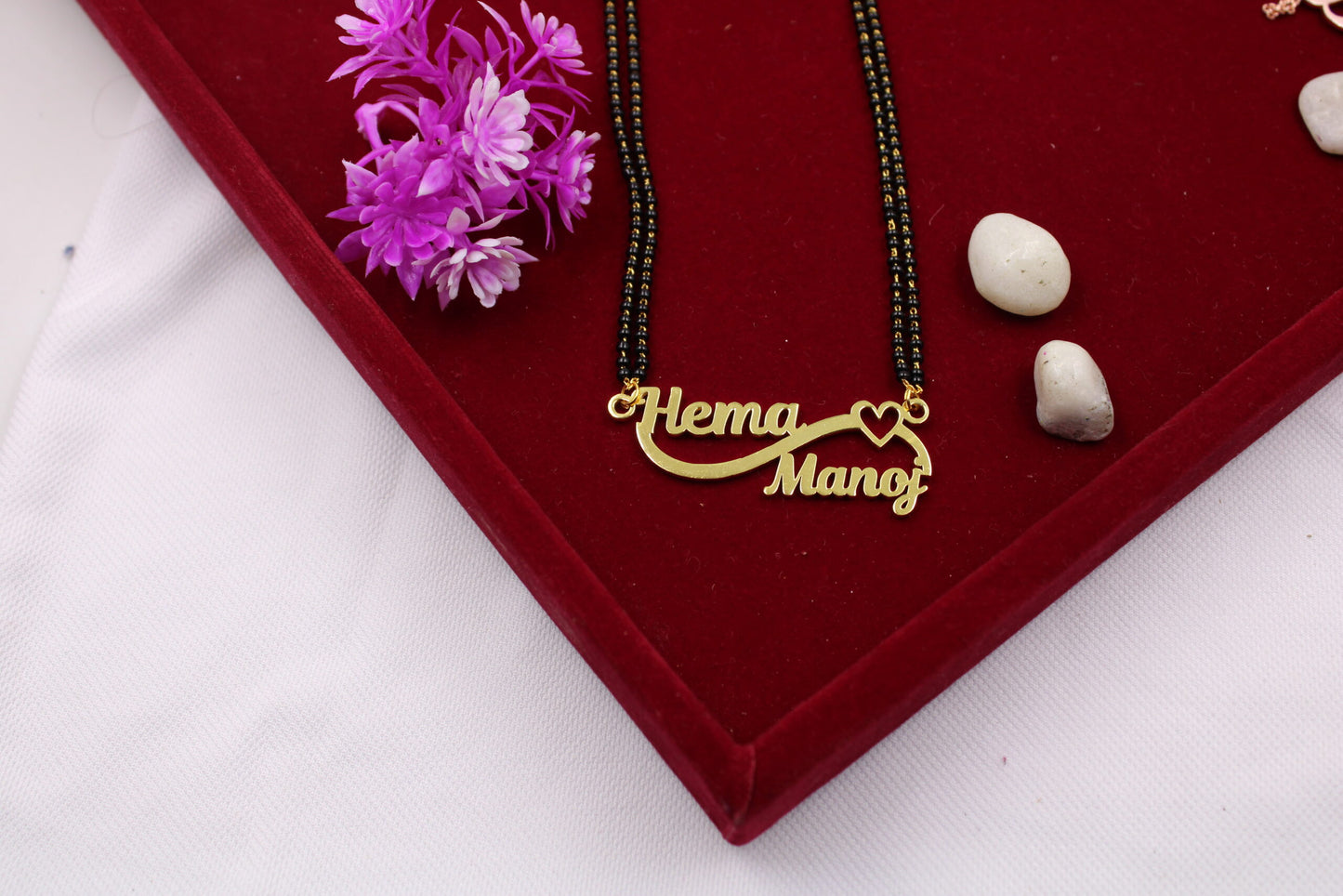 New Customize Infinity Couple Name Mangalsutra