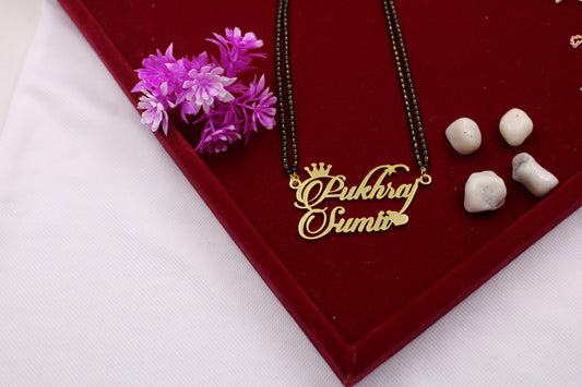 New Customize Unique Couple Name Mangalsutra