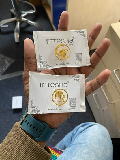 Custom Name Brooch Circle Brooch Pin