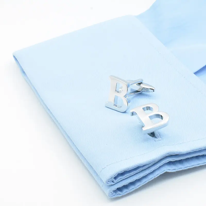 Personalized Initial Name Cufflinks for Men, Groom Cufflinks Set of  1 Pair (2 Pcs)