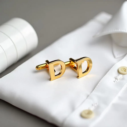 Personalized Initial Name Cufflinks for Men, Groom Cufflinks Set of  1 Pair (2 Pcs)