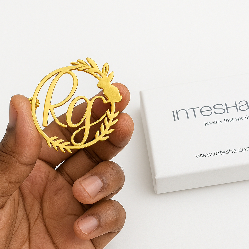 Premium Customize Wedding Brooch