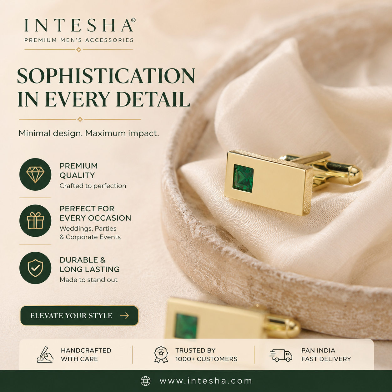 Premium Handmade Cufflinks