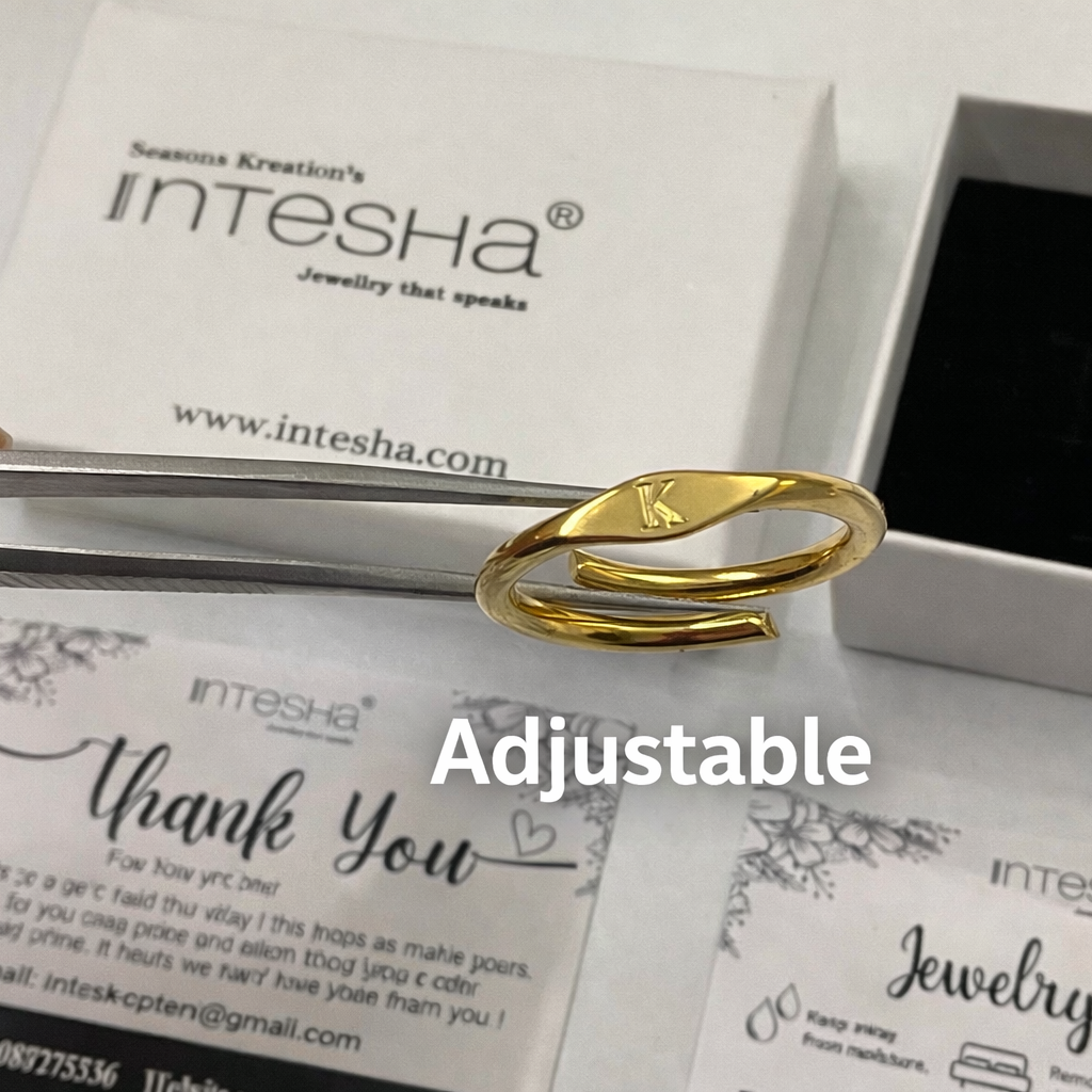 Customize Initials Ring