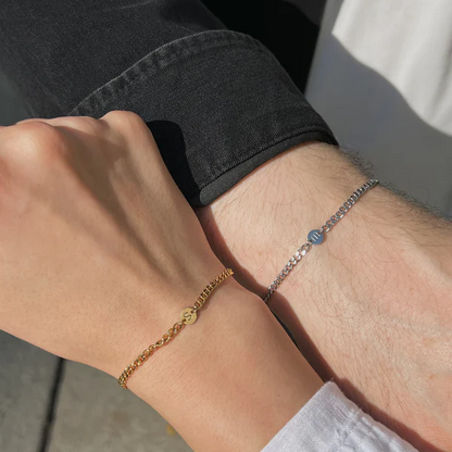 Initials Promise Bracelet For Men and Women