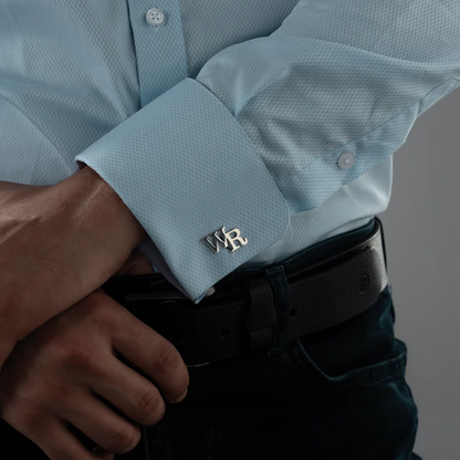 Personalized Initial Name Cufflinks for Men, Groom Cufflinks Set of  1 Pair (2 Pcs)