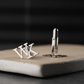 Handmade Initial Name Cufflinks for Men,  Set of  1 Pair (2 Pcs)