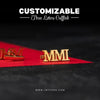 Three Letters  Cufflinks for Men, Set of  1 Pair (2 Pcs)
