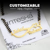New Customize Infinity Couple Name Mangalsutra