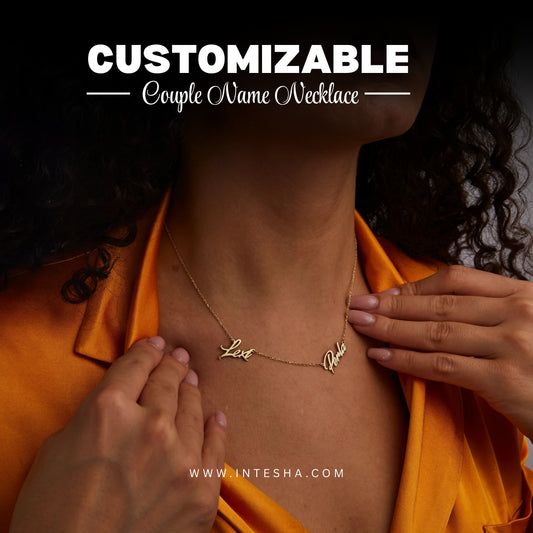 Customize Couple Name Necklace