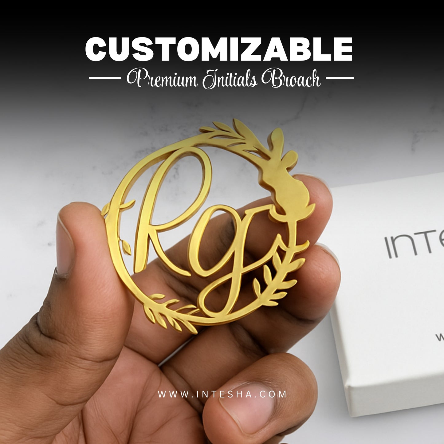 Premium Customize Wedding Brooch