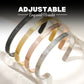 Stainless Steel Adjustable Engrave Ayatal Kursi Cuff Bracelet Kada for Women and Men | Kada Stainless Steel Bangle Inspirational Bracelets Openable Bangle for Men
