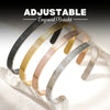 Stainless Steel Adjustable Engrave Ayatal Kursi Cuff Bracelet Kada for Women and Men | Kada Stainless Steel Bangle Inspirational Bracelets Openable Bangle for Men
