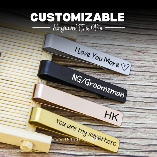 Customize  Engraved Tie Pin