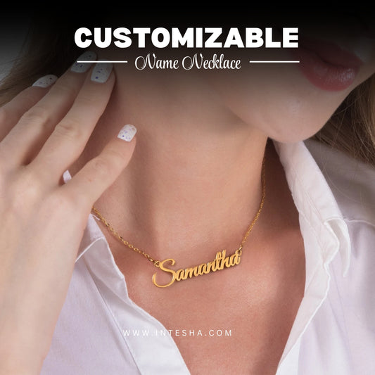 Customize Single Name Necklace