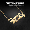 Customize Couple Name Necklace