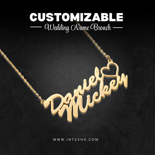 Customize Couple Name Necklace