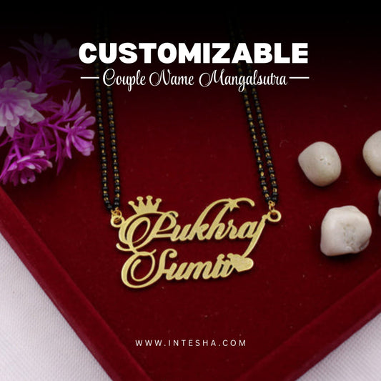 New Customize Unique Couple Name Mangalsutra