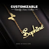 Customize Name Necklace with Butterfly