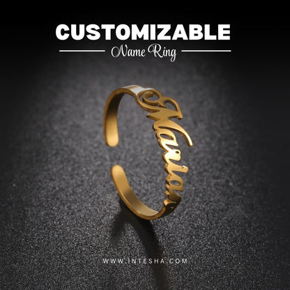 Customize Name Ring