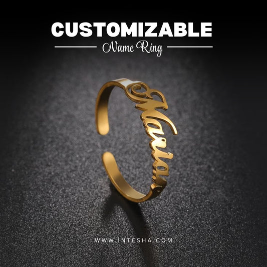 Customize Name Ring
