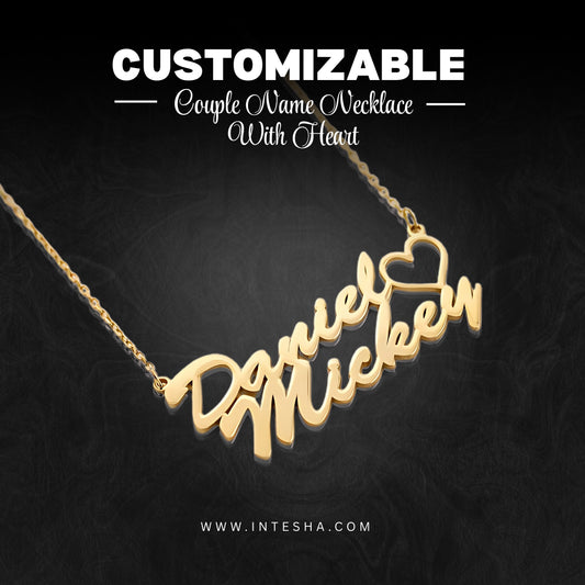Customize Couple Name Necklace