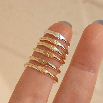 Customize Initials Ring