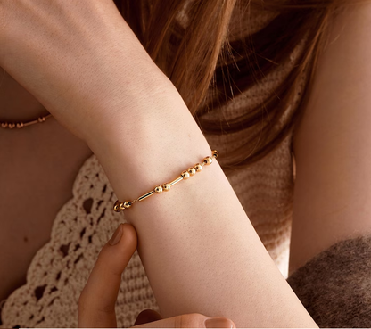 Morse Code Bracelet Anti Tarnish