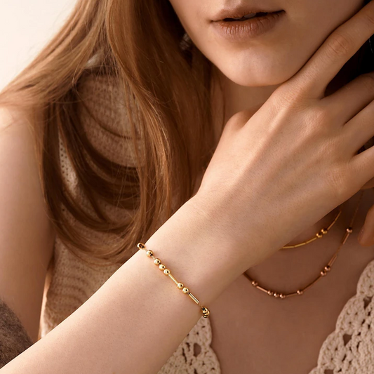Morse Code Bracelet Anti Tarnish