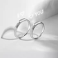 Projection Reflection Couple Ring Adjustable For Unisex Adult I love You Light Projecting Sculpted rings Couple Lover Ring Gift For Her | Couple Ring