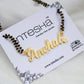 Customize Single Name Mangalsutra Heart & Crown