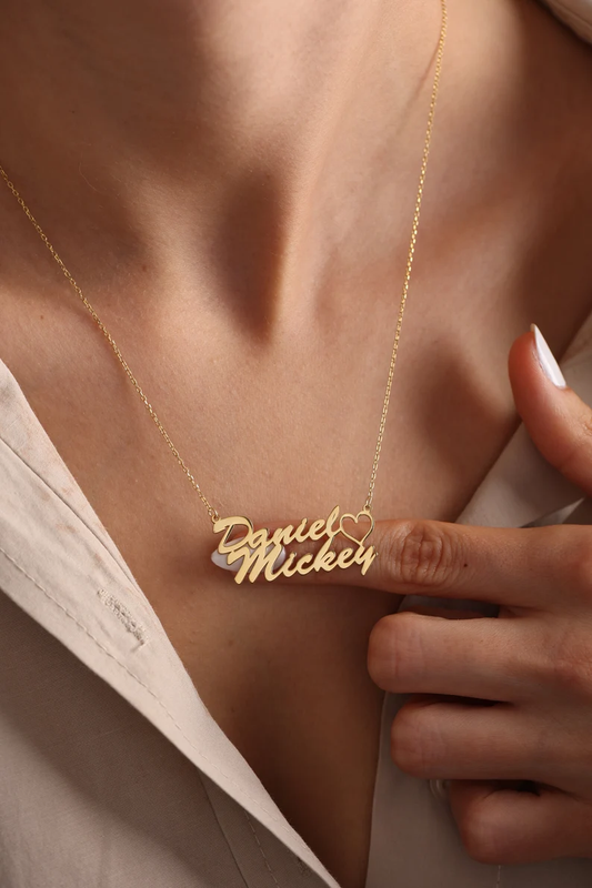 Customize Couple Name Necklace