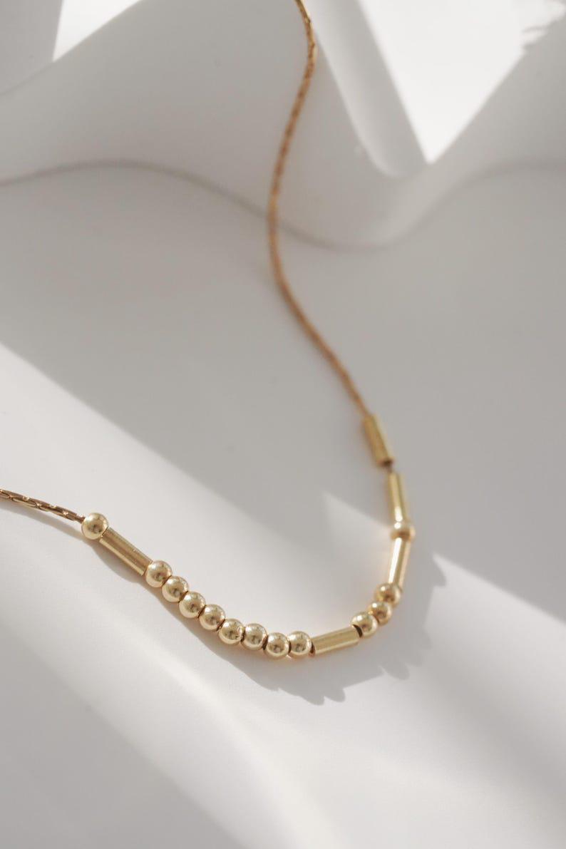 Morse Code Necklace Anti Tarnish