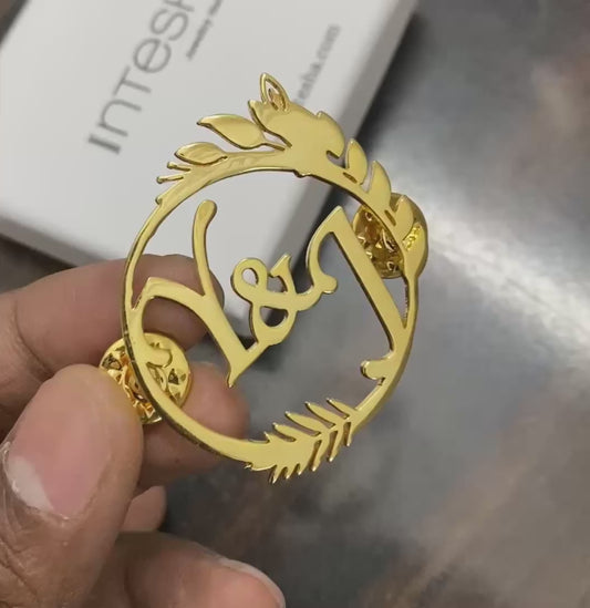 Premium Customize Wedding Brooch