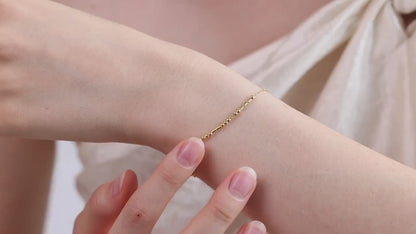 Morse Code Bracelet Anti Tarnish